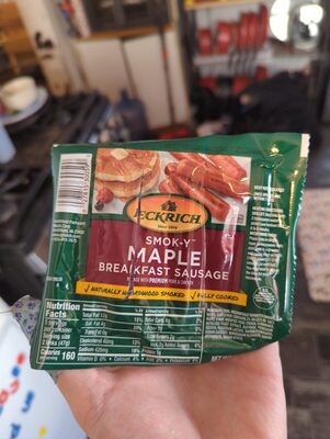 Smoky Breakfast Sausage, Maple