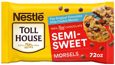 NESTLE TOLL HOUSE Semi-Sweet Morsels 72 oz Bag