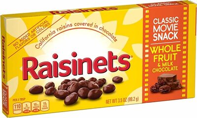 Nestl Raisinets Milk Chocolate Raisins, 3.5 Oz