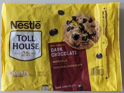 Dark Chocolate 53% Cacao Morsels, Dark Chocolate