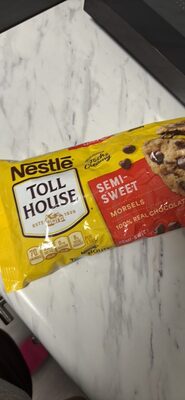 NESTLE TOLL HOUSE Semi-Sweet Chocolate Morsels 12 oz Bag