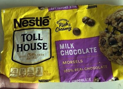 NESTLE TOLL HOUSE Milk Chocolate Morsels 11.5 oz. Bag
