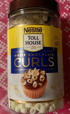 Nestl Toll House White Chocolate Curls, 3.75 Oz