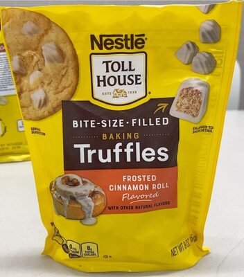Frosted Cinnamon Roll Bite-Size Filled Baking Fruffles, Frosted Cinnamon Roll