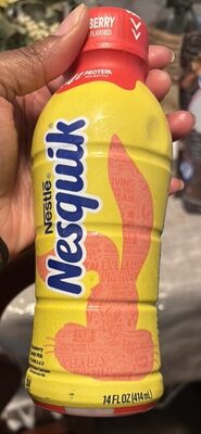 NESQUIK Strawberry Lowfat Milk 14 fl oz Bottle