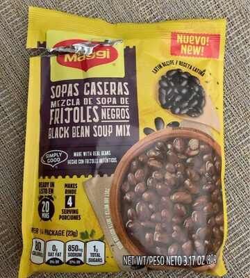 MAGGI Soup Black Beans 3.17oz(90g) Packet