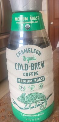 Medium Roast Unsweetened Black Organic Coffee, Unsweetened Black