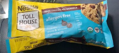NESTL TOLL HOUSE Allergen Free Dark Chocolate Morsels 9 oz. Bag