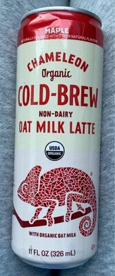 Maple Organic Non-Dairy Oat Milk Latte, Maple