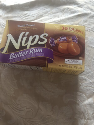 Butter Rum Rich & Creamy Hard Candy, Butter Rum
