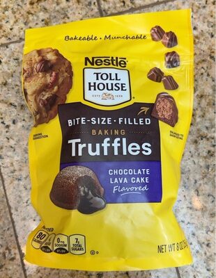 Chocolate Lava Cake Flavored Bite-Sized Filled Baking Truffles