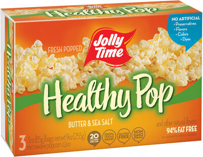 Butter & Sea Salt Microwave Popcorn, Butter; Sea Salt