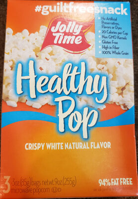 Crispy White Microwave Popcorn, Crispy White