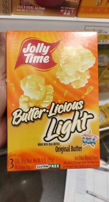 Jolly Time, Microwave Pop Corn, Butter Light, Butter Light