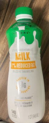 2% Reduced Fat Milk