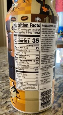 Hazelnut Flavored Coffee Creamer, Hazelnut