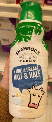Vanilla Cream Half & Half, Vanilla Cream