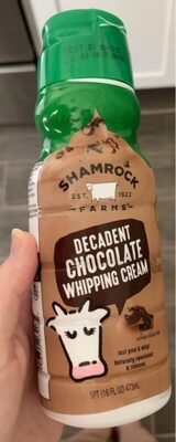 Decadent Chocolate Whipping Cream, Decadent Chocolate