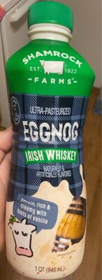 Irish Whiskey Flavored Eggnog, Irish Whiskey
