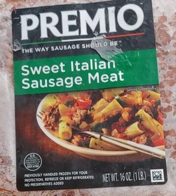 Sweet Italian Sausage Meat, Sweet Italian