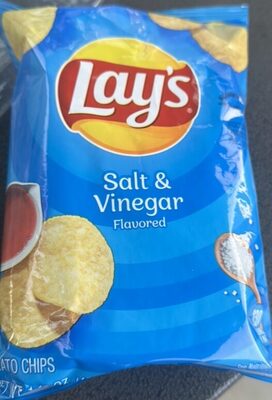 Lay's Salt And Vinegar Potato Chips 1.50 Ounce Plastic Bag