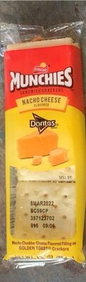 Nacho Cheese Flavored Sandwich Crackers, Nacho Cheese