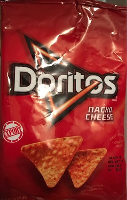 Nacho Cheese Flavored Tortilla Chips, Nacho Cheese