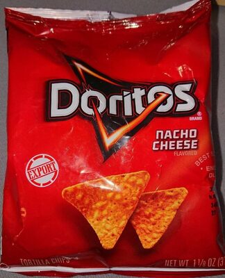 Nacho Cheese Flavored Tortilla Chips, Nacho Cheese