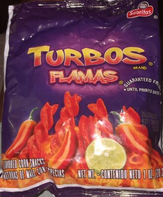 Turbos Flamas Corn Snacks 1.0 Ounce Plastic Bag