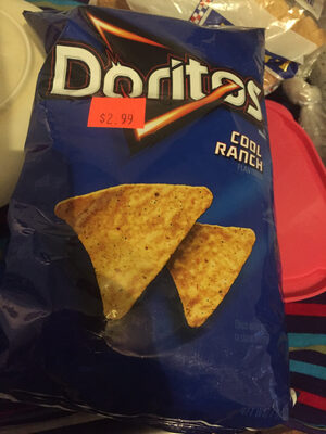 Cool Ranch Flavored Tortilla Chips, Cool Ranch