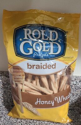 Rold Gold Braided Honey Wheat Pretzels 10 Ounce Plastic Bag