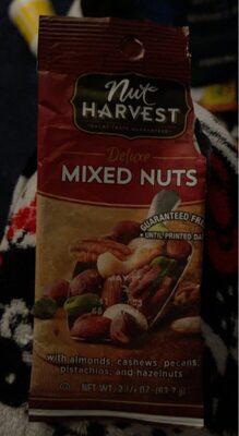 Deluxe With Almonds, Cashews, Pecans, Pistachios, And Hazelnuts Mixed Nuts, Deluxe