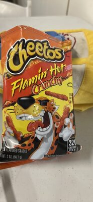 Cheetos Crunchy Flamin Hot Cheese Flavored Snacks 2 Ounce Plastic Bag