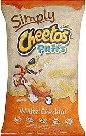 White Cheddar Puffs Cheese Flavored Snacks, White Cheddar