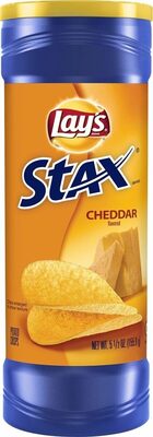 Lay's Stax Cheddar Potato Crisps 5.5 Ounce Canister