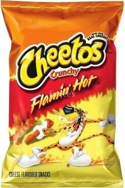Crunchy Flamin' Hot Cheese Flavored Snacks, Crunchy Flamin' Hot
