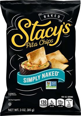Baked Pita Chips, Simply Naked