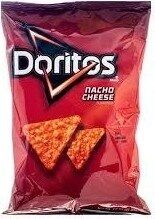 Nacho Cheese Flavored Tortilla Chips, Nacho Cheese