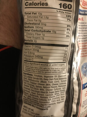 Deep Dish Pizza Flavored Potato Chips, Deep Dish Pizza