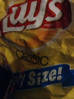 Lay's Classic Potato Chips 13 3/4 Ounce  Party Size Bag
