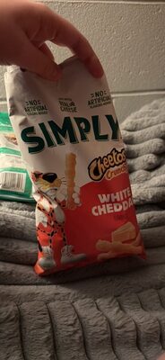 Crunchy White Cheddar Cheese Flavored Snacks, White Cheddar
