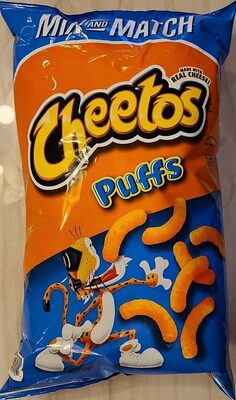 Cheese Flavored Snacks Puffs, Cheese