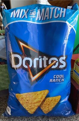 Cool Ranch Flavored Tortilla Chips, Cool Ranch