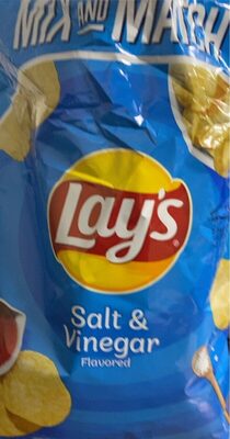 Salt & Vinegar Flavored Potato Chips, Salt & Vinegar