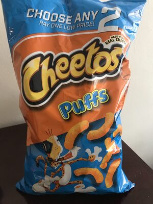 Cheese Flavored Puffs Snacks, Cheese