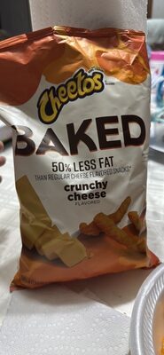 Cheetos Baked Crunchy Cheese Flavored Snacks 7.625 Ounce Plastic Bag