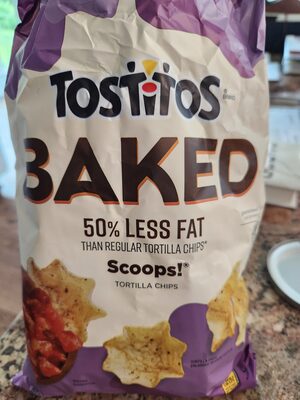 Tostitos Scoops Oven Baked Tortilla Chips 6.25 Ounce Plastic Bag