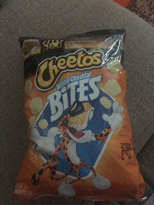 White Cheddar Bites Cheese Flavored Snacks, White Cheddar