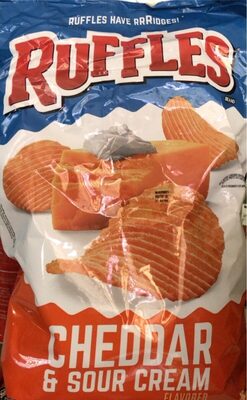 Ridged Potato Chips, Cheddar & Sour Cream