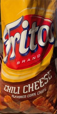 Chili Cheese Flavored Corn Chips, Chili; Cheese